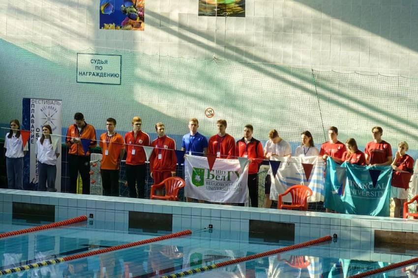 Сборная НИУ «БелГУ» по плаванию прошла отбор на Всероссийскую летнюю Универсиаду